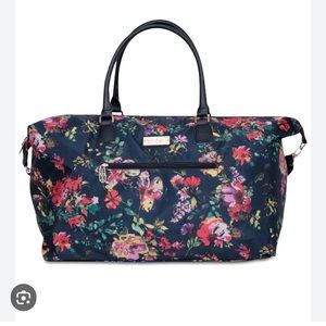 Jessica Simpson floral duffel bag
